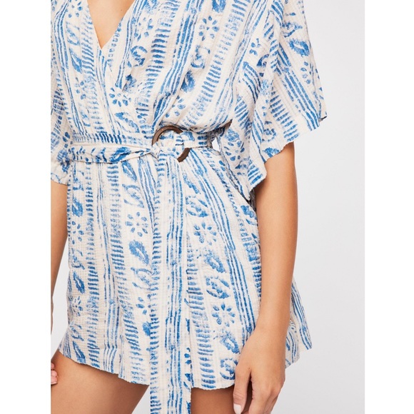 FREE PEOPLE printed Put A Ring On It romper S - Picture 3 of 15